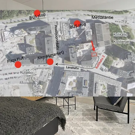 Scandinavian For 3 In Pasila Apartment Helsinki